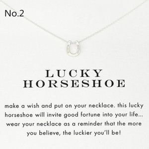 Lucky Horseshoe Dainty Necklace